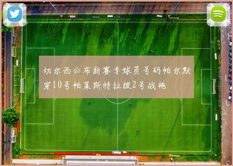 切尔西公布新赛季球员号码帕尔默穿10号帕莱斯特拉披2号战袍